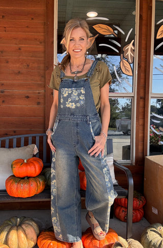 Folklore Floral Overalls