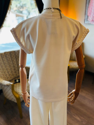 Ivory Road Trip Knit Top