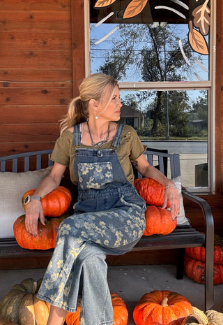 Folklore Floral Overalls
