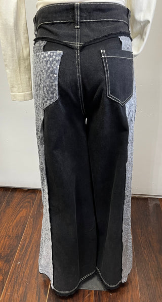 Black Sequin Pants