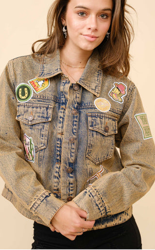 Antique Washed Patch Jacket