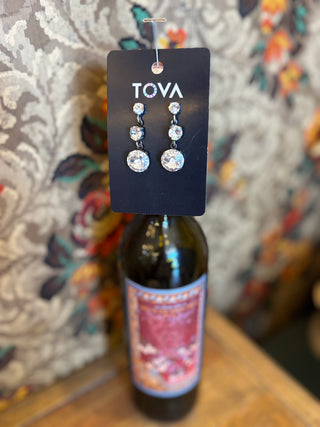 TOVA Silver Tora Earrings