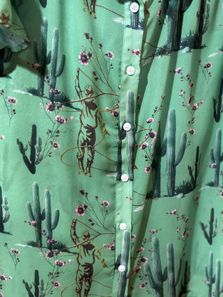 Cactus Flutter Blouse