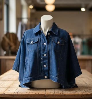 Drape Denim Jacket