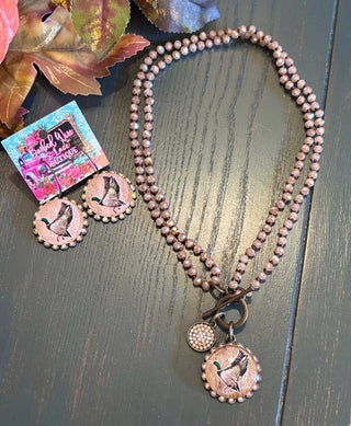 Flying Mallard Necklace