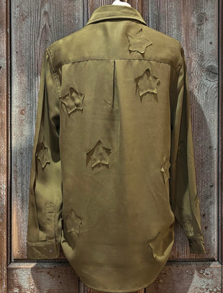 Star Patch Button Up