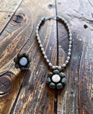 Pearl & Turquoise Necklace
