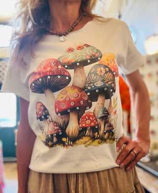 Enchanted Mushroom Cut Tee