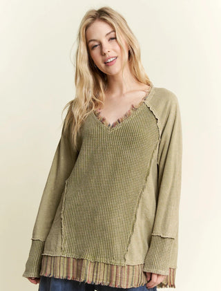Frayed Avocado Top