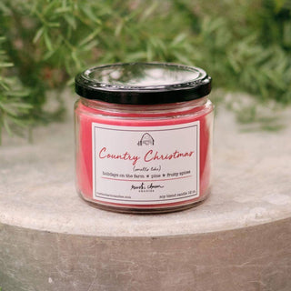 Country Christmas Candle