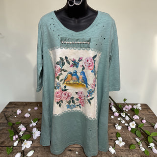Tweetheart Tattered Tee