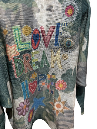 Love Camo Sweater
