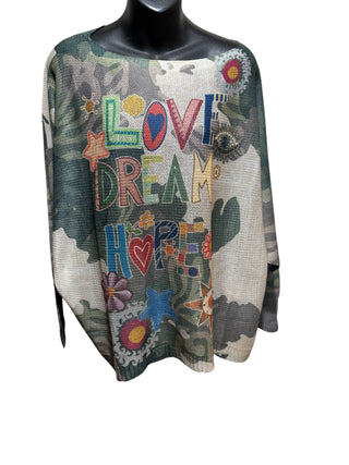 Love Camo Sweater
