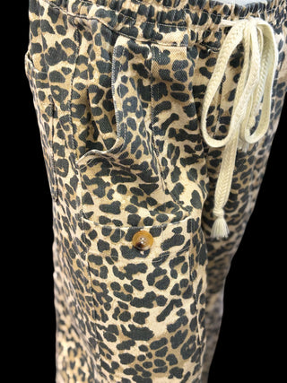 Leopard Drawstring Pants