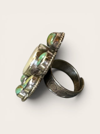 Pearl & Turquoise Ring