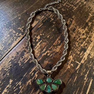 Turquoise Bloom Necklace