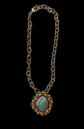 Coral & Turquoise Necklace
