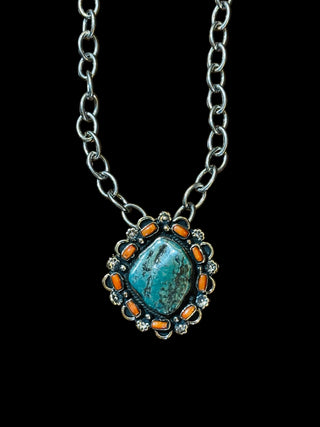 Coral & Turquoise Necklace
