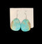 Turquoise Slab Earrings