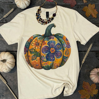 Flower Pumpkin Tee