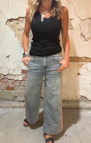 Side Stripe Jeans