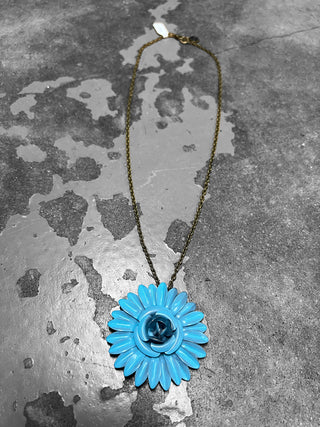 Metal Flower Necklace