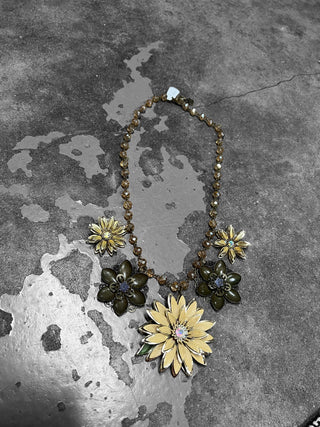 Vintage Flower Necklace