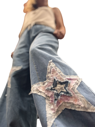Patchwork Star Pants