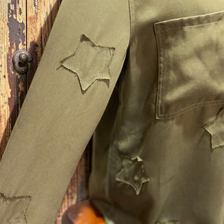 Star Patch Button Up