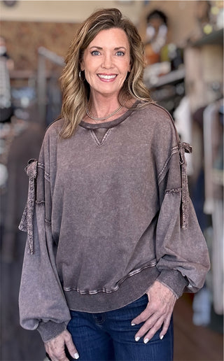Chocolate Wash Sweatshirt