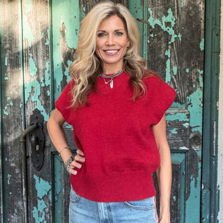 Cherry Red Sweater