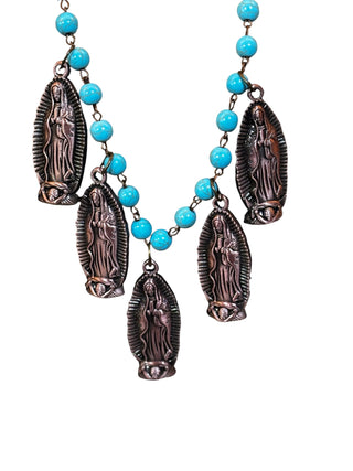 Turquoise Madonna Necklace