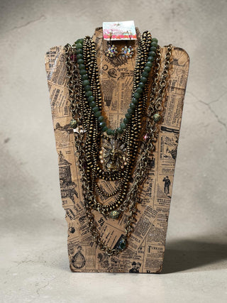 Antique Gold Vintage Style Necklace