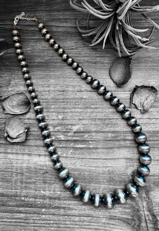 Graduated Sterling Pearl Necklace