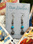 Paige Wallace Navajo Pearl & Turquoise Dangle Earrings