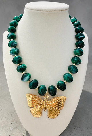 Golden Butterfly Necklace