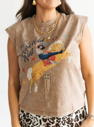 Wild West Crop Tee