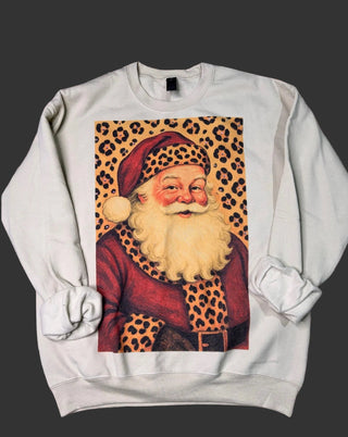 Cheetah Santa Sweatshirt