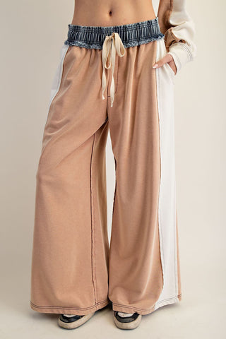 Cinnamon Color Block Pants