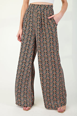 Vintage Print Pants