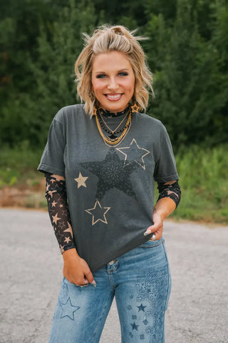 Paisley Star Tee