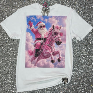 Santa Pink Zebra