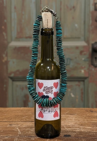 Turquoise Disc Necklace
