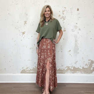 Brown Town Skirt