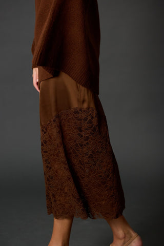 Chocolate Pencil Skirt