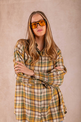 Feelin' Fall Plaid Shirt