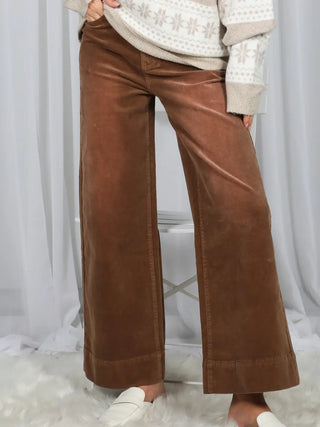 Mocha Corduroy Pants
