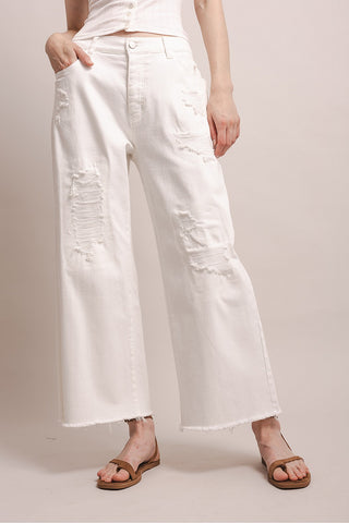 Rustic White Pants