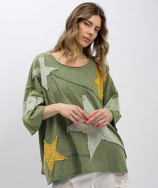 Olive Star Top