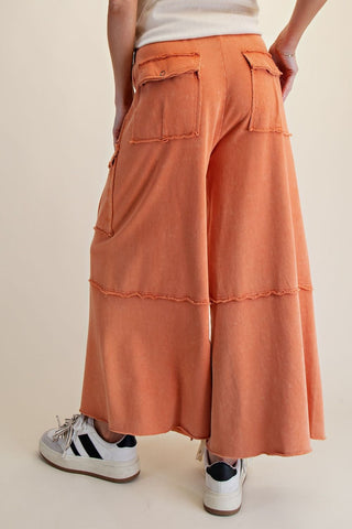 Faded Rust Terry Pants
